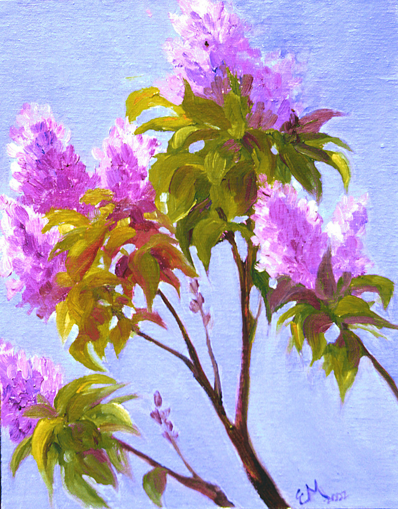 Spring Lilacs Reproduction Art | E.Moseley Studio