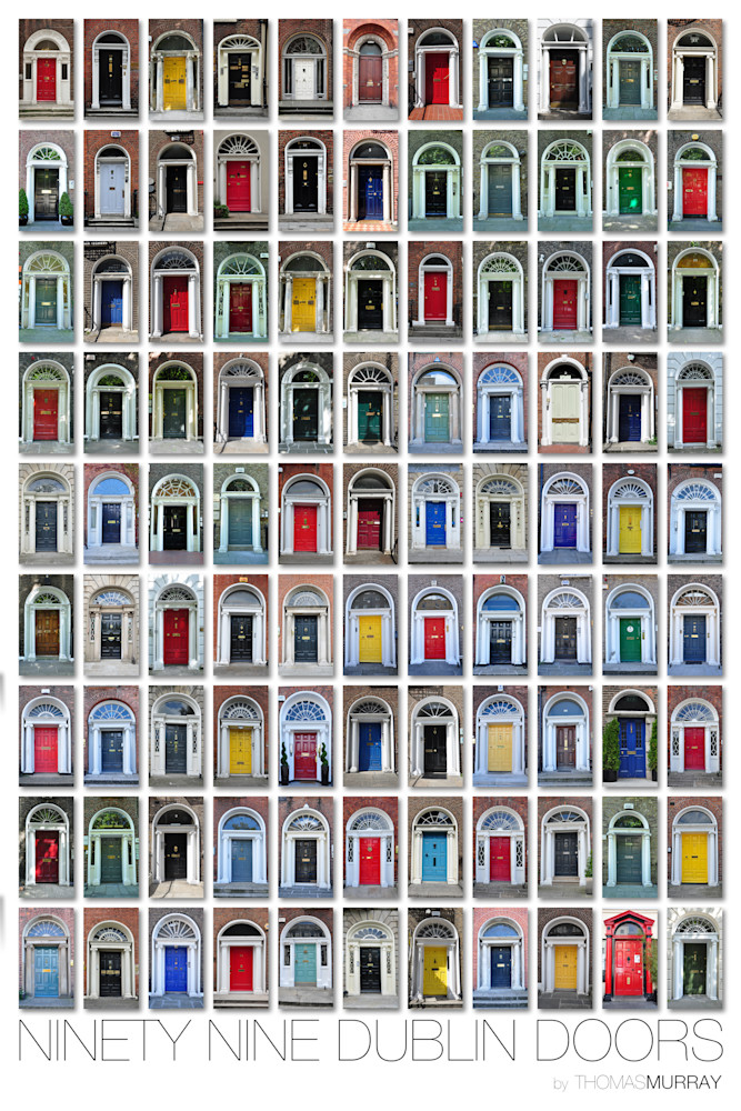 99 Dublin Doors (Wht) Art | tommurray