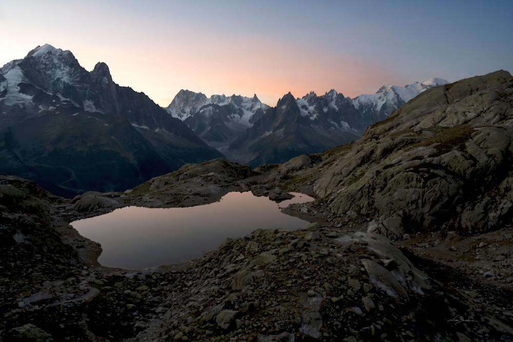  View Of Mont Blanc Range From Lac Blanc Photography Art | Niobe Burden Fine Art Photography