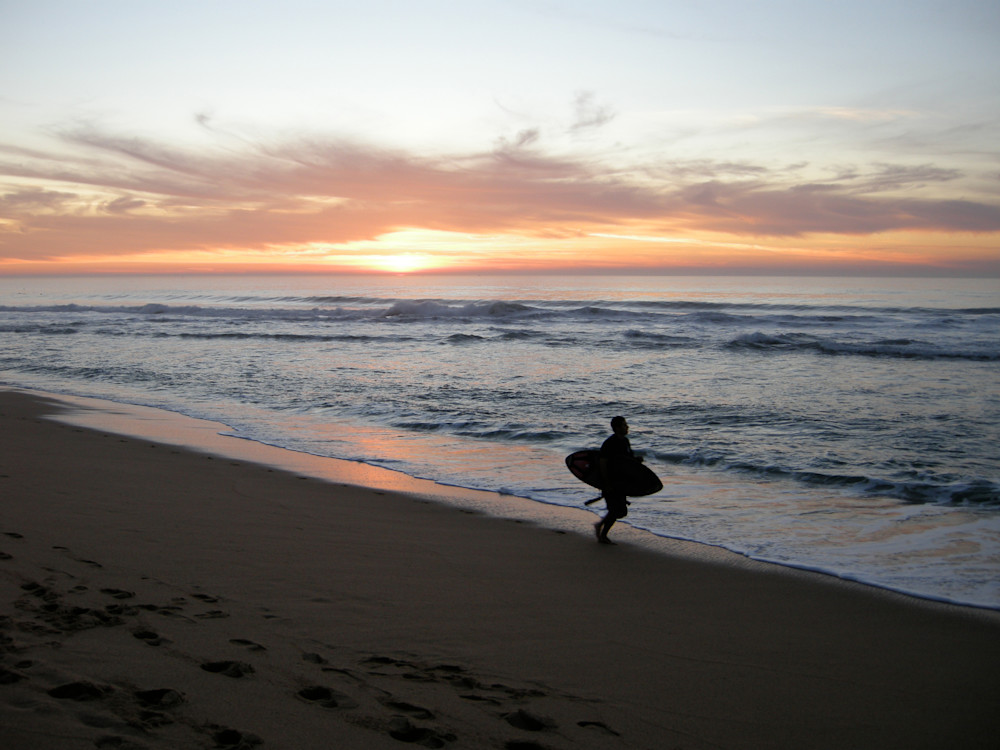 Sunset Surfer Photography Art | suziebiehler