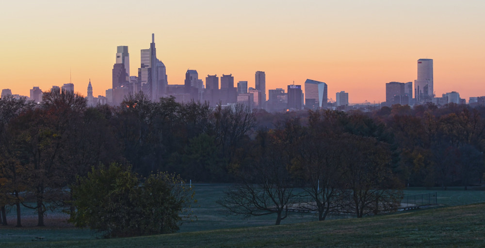 Fairmount Park Philadelphia Early Morning Skyline Photography Art | Jack McIntyre Photo