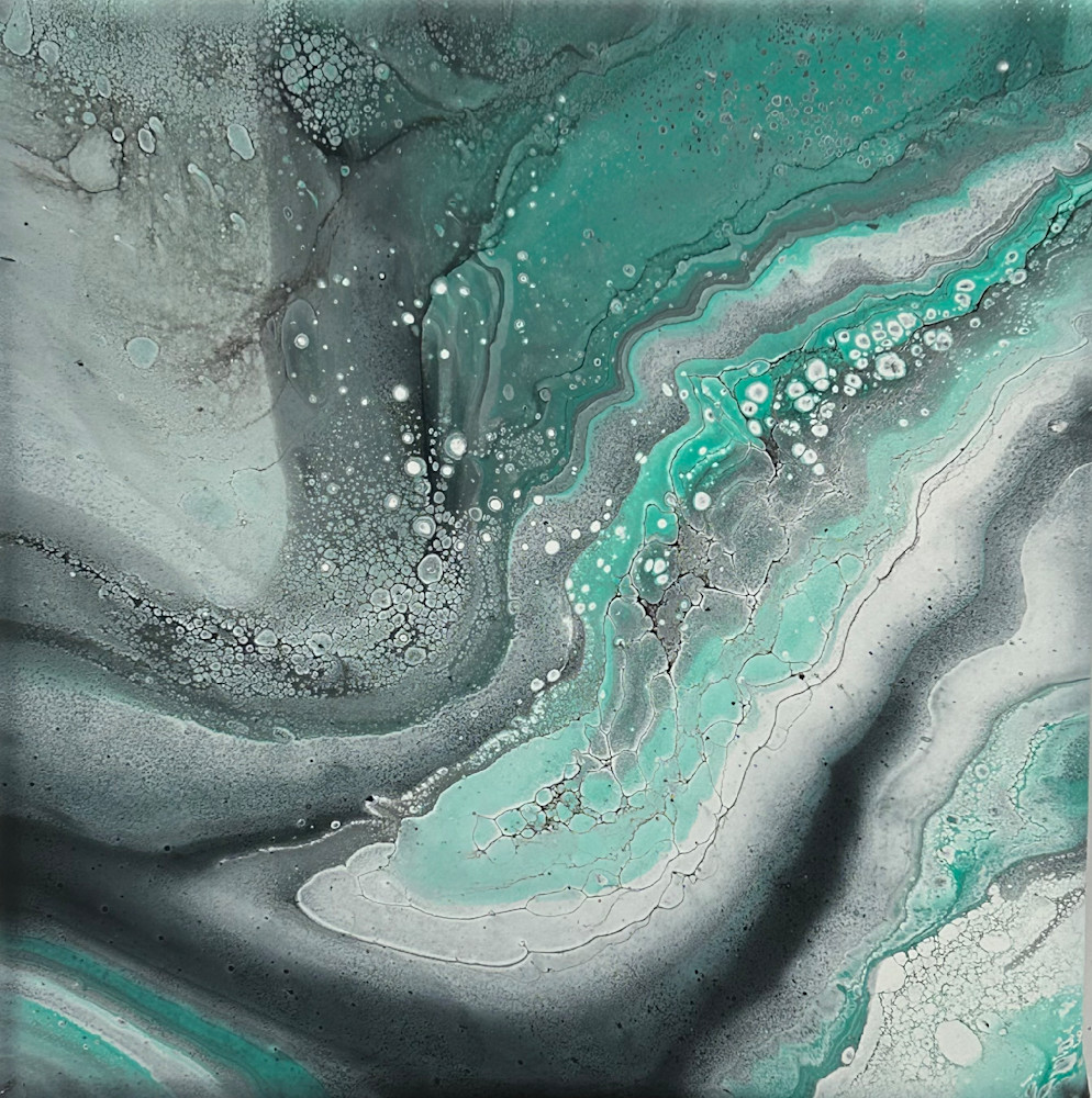 Turquoise Marble Art | thepourofhearts