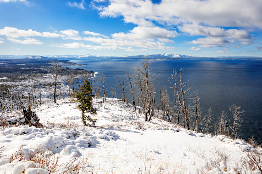 Tco   Lake Butte Overlook In Winter Art | Open Range Images
