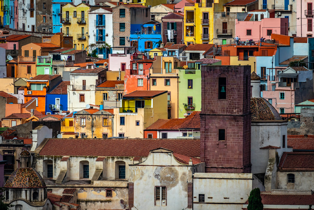 Bosa, Sardinia Skyline | Chris Tucker Photography