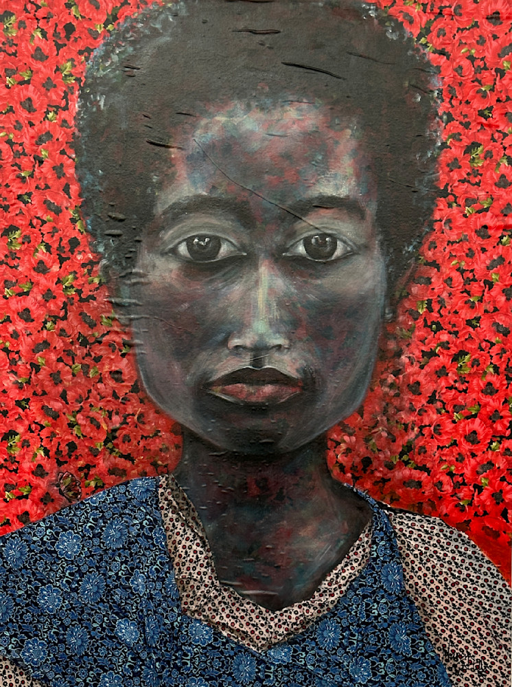 8 South African Woman Red And Blue Art | nancy iannitelli studio