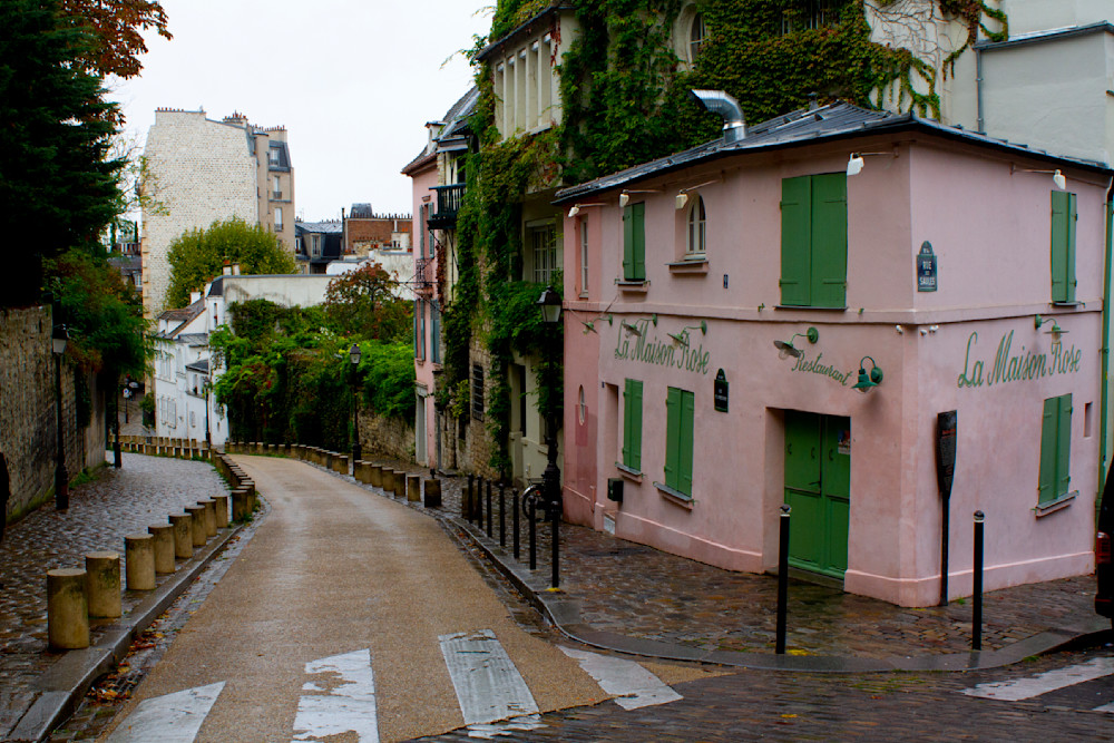 "La Maison Rose"   Restaurant Of The French Impressionist Artists (Montmartre, Paris, France) Photography Art | Jim Storm Photography