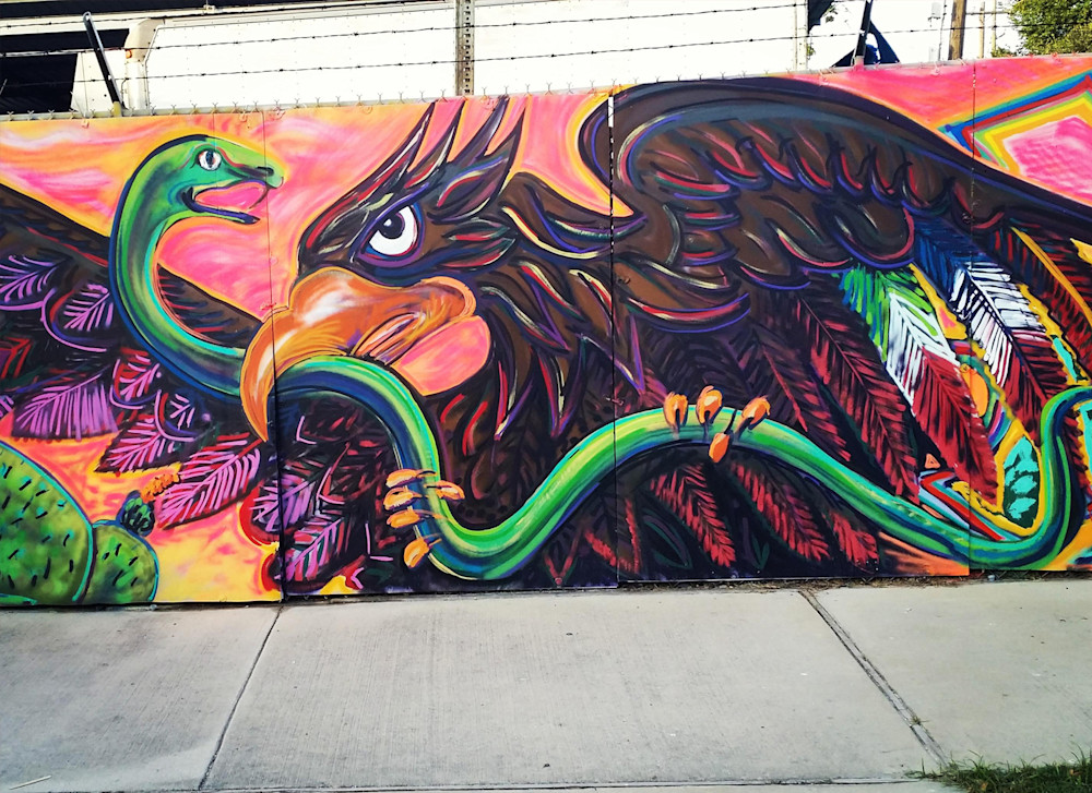 Snake And Eagle Navigation Art | On Q Fine Arts