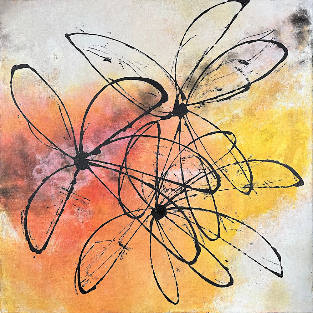 Three Flowers Art | Abstract Art by Brian Kirchoff