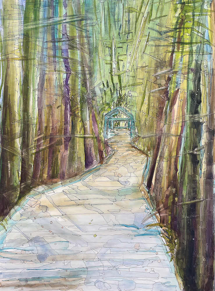 The Ridges Walking Path Art | Judy Tresnowski Art & Design
