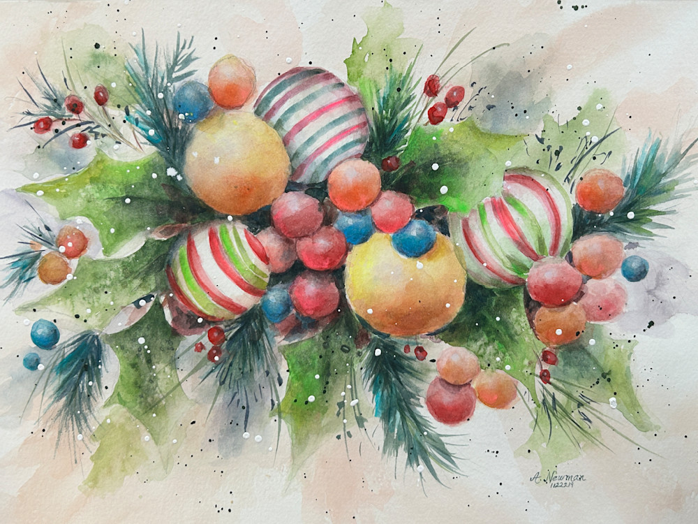 Holiday Ornaments Art | Arlene Newman Designs