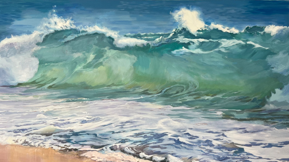 Waves Coming Home Art | susie mccolgan art