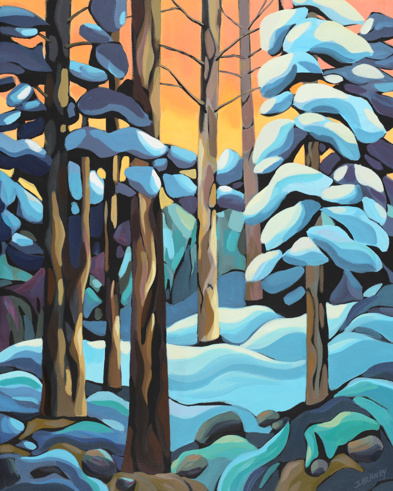 Winter Reflections Print Art | Jodie Blaney Fine Art