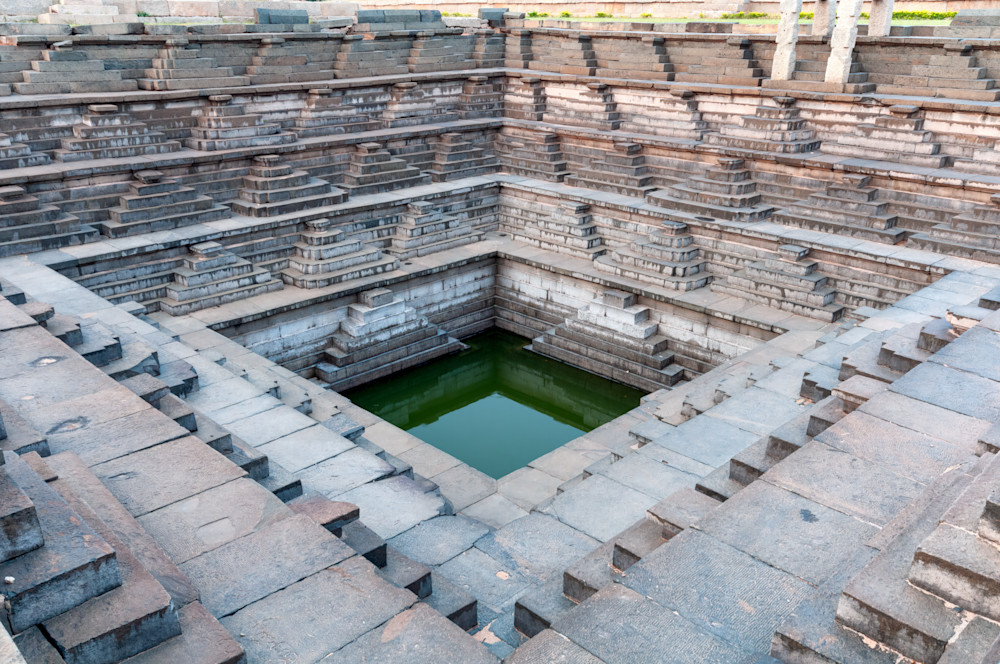 Hampi Pushkarni Step Well: A Marvel Of Vijayanagara Engineering Photography Art | Anand's Photography