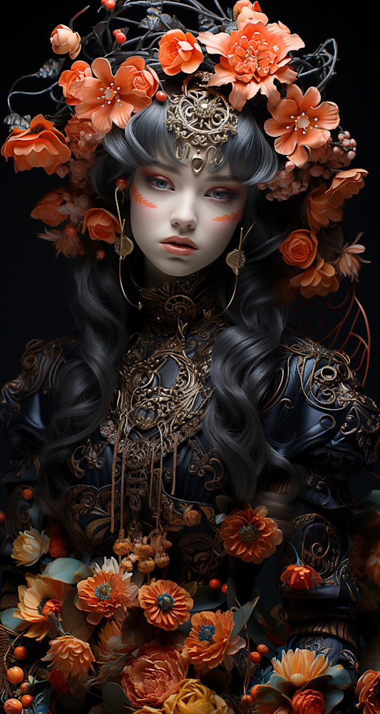 Floral Empress Of The Ethereal Realms Art | Laughing Raven Studio