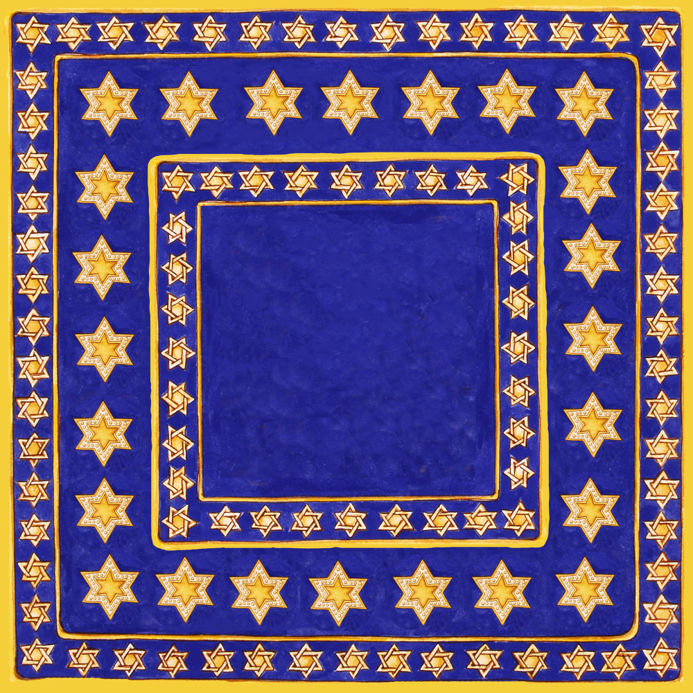 Jewish Star Squares Art | Andrea Strongwater