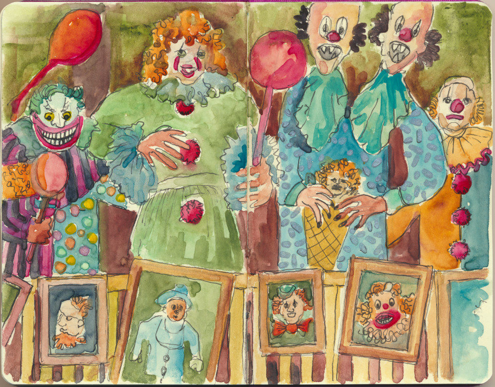 Halloween House Brooklyn Clowns Art | Andrea Strongwater