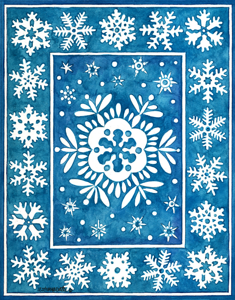 Winter Snowflakes Art | Andrea Strongwater