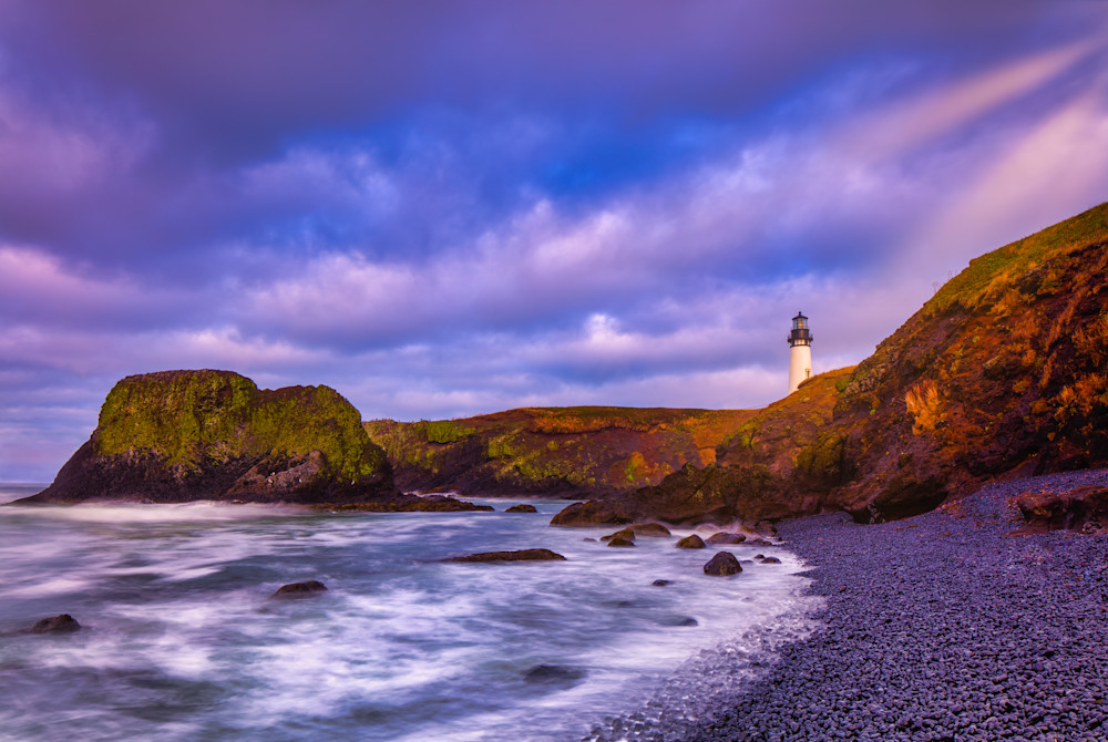 Guiding Light Yaquina Head Newport Or Photography Art | Dale F Meyer Photography