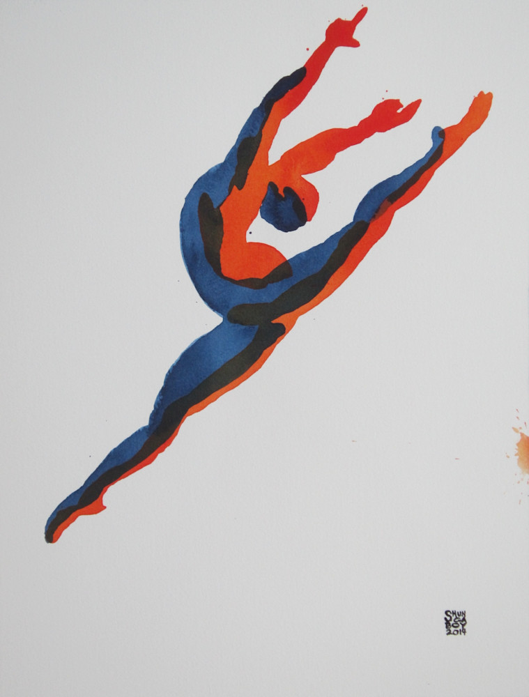 Ballet Dancer 2 Leaping Art | Shungaboy x