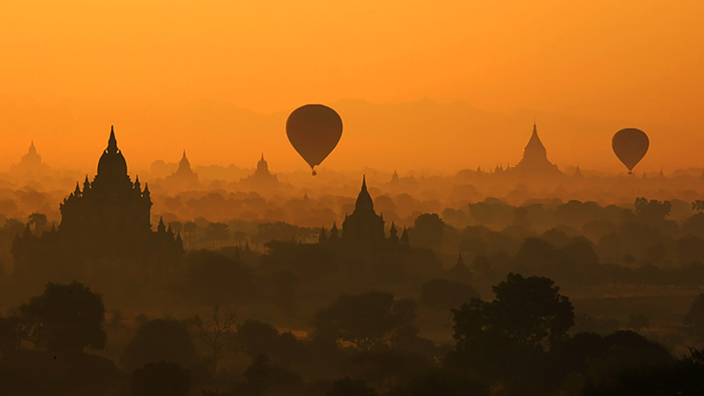 Traveling Over Bagan Temples Photography Art | Doug Adams Photography
