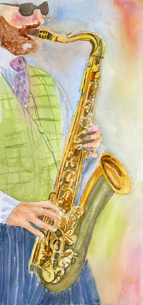 Saxophone Artist Art | nunziata