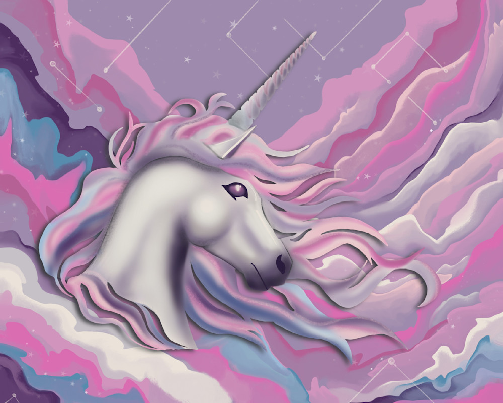 Astral Unicorn: Capturing the Ethereal Majesty of Magic in Cosmic Art