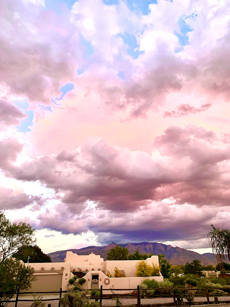 Pink clouds New Mexico photo prints