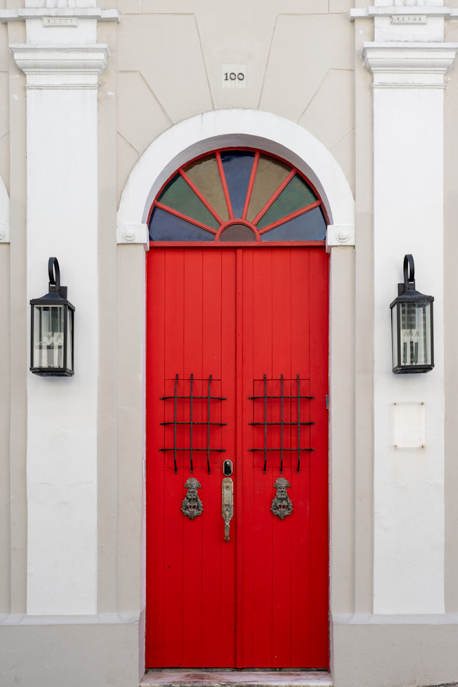 Old San Juan, Red Doors Photography Art | Anand's Photography