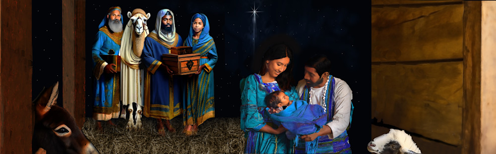 Salvadoran Nativity With The Wisemen Art | Art from the Soul