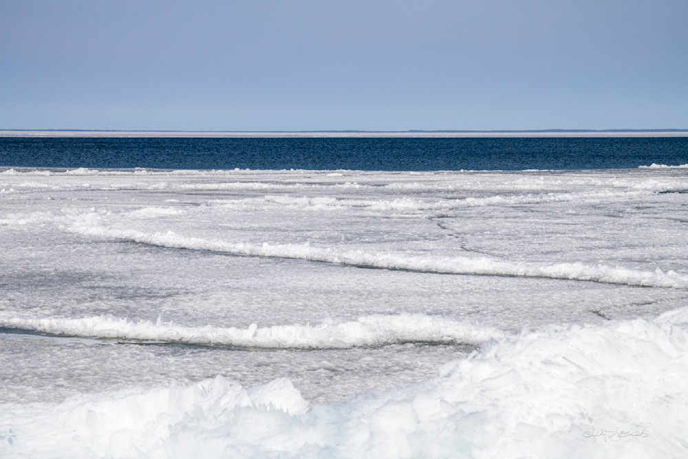 Ice Waves on Lake Mille Lacs