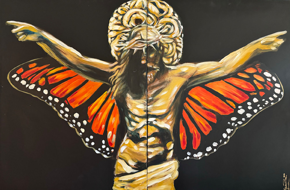 Jesus Transformation Art | Aeron Brown Art