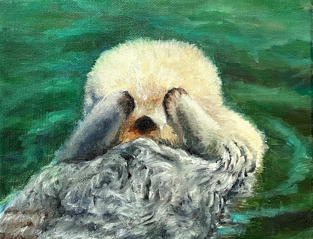 Blushed Otter Art | Edi Matsumoto Fine Art