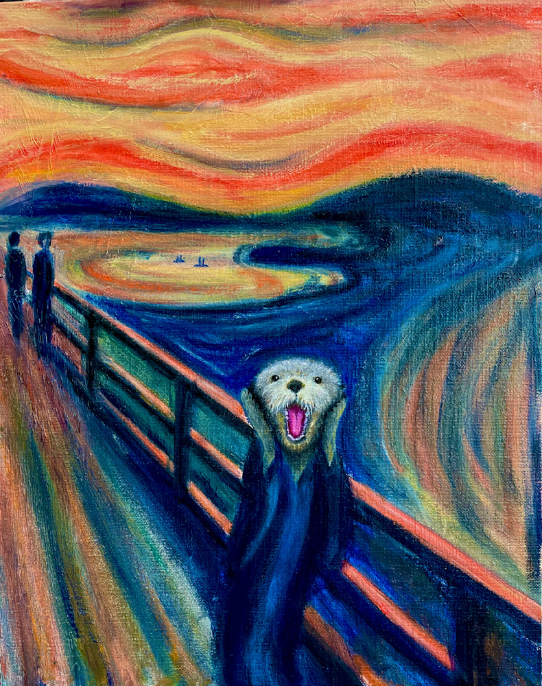 Otter Scream Art | Edi Matsumoto Fine Art