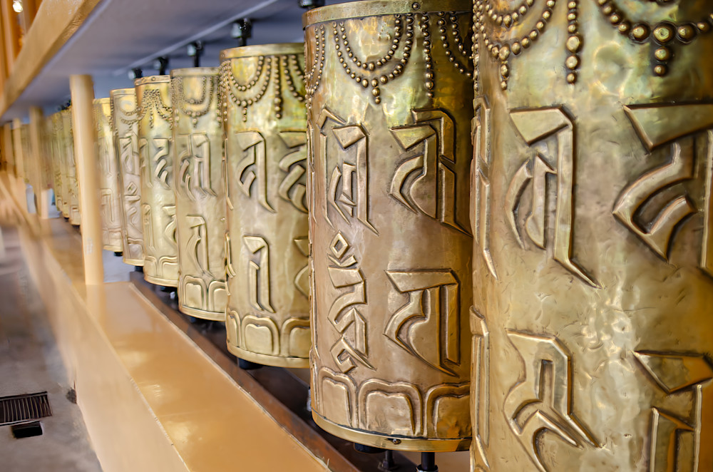 Whispers On The Wind: Prayer Wheels In Mc Leod Ganj Photography Art | Anand's Photography