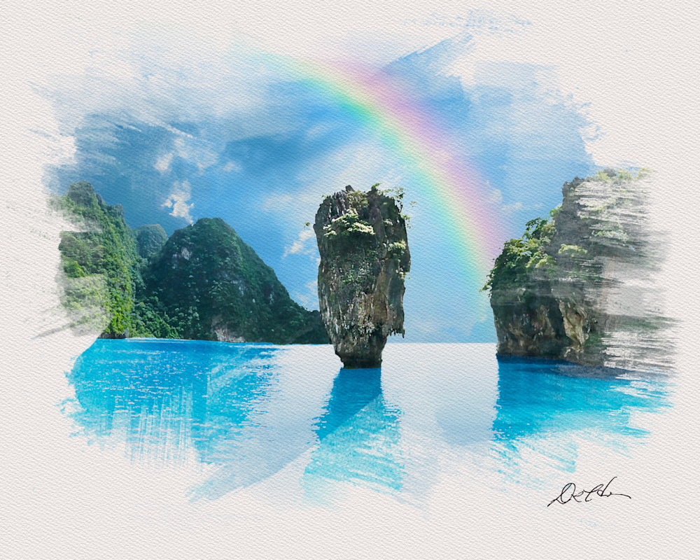 Phang Nga Bay In Thailand Art | Howe Creative Art