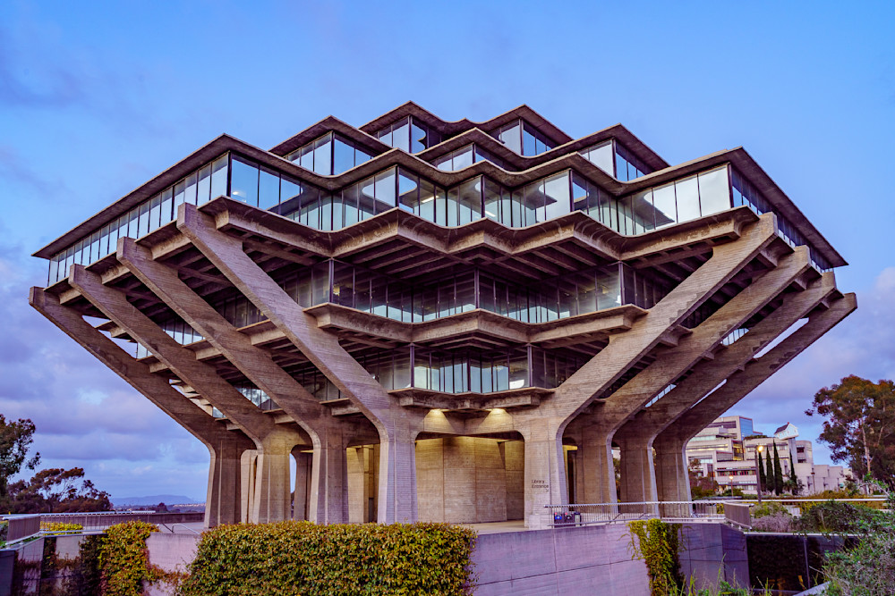 UCSD Geisel Library One Fine Art Print