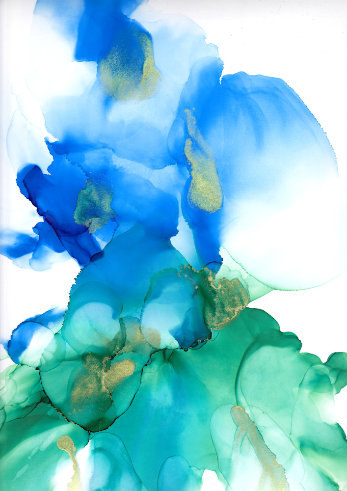 Aqua Bloom Art |   Soosoostudios