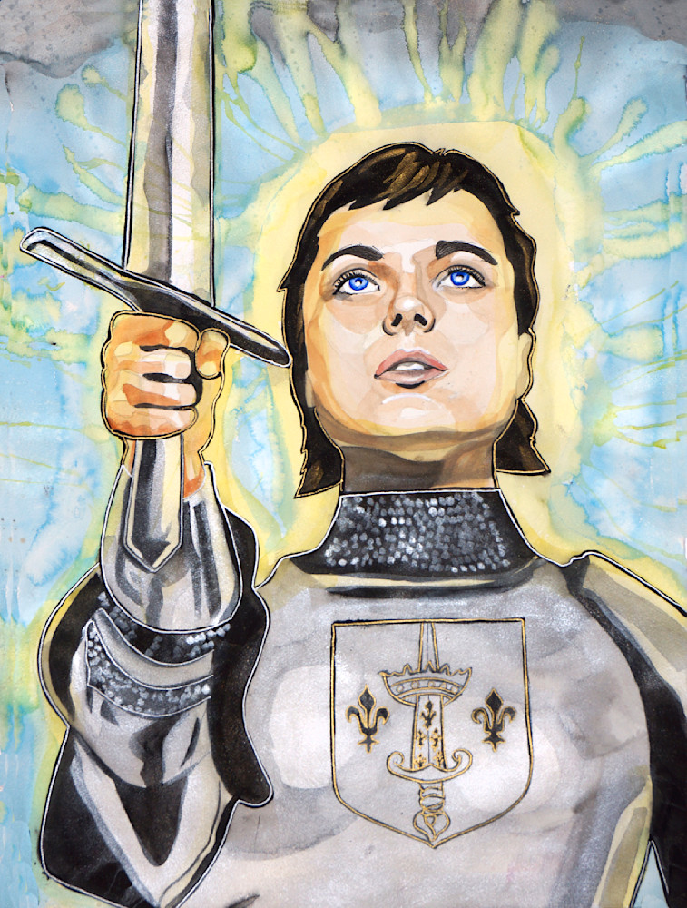 Saint Joan Of Arc Art | William K. Stidham - heART Art