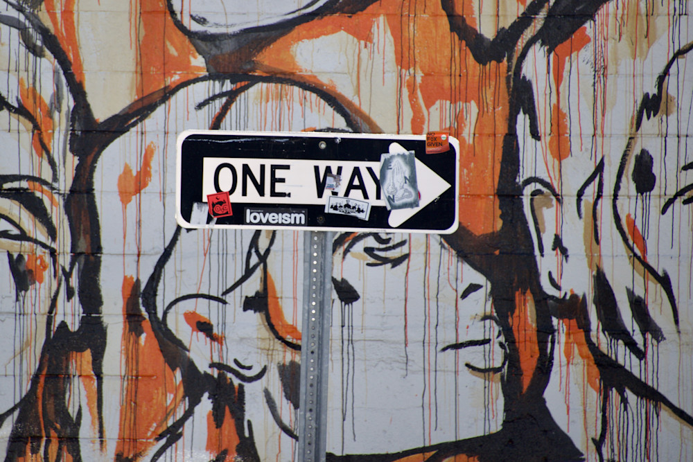 One Way Love Art | Leslie Joy Ickowitz