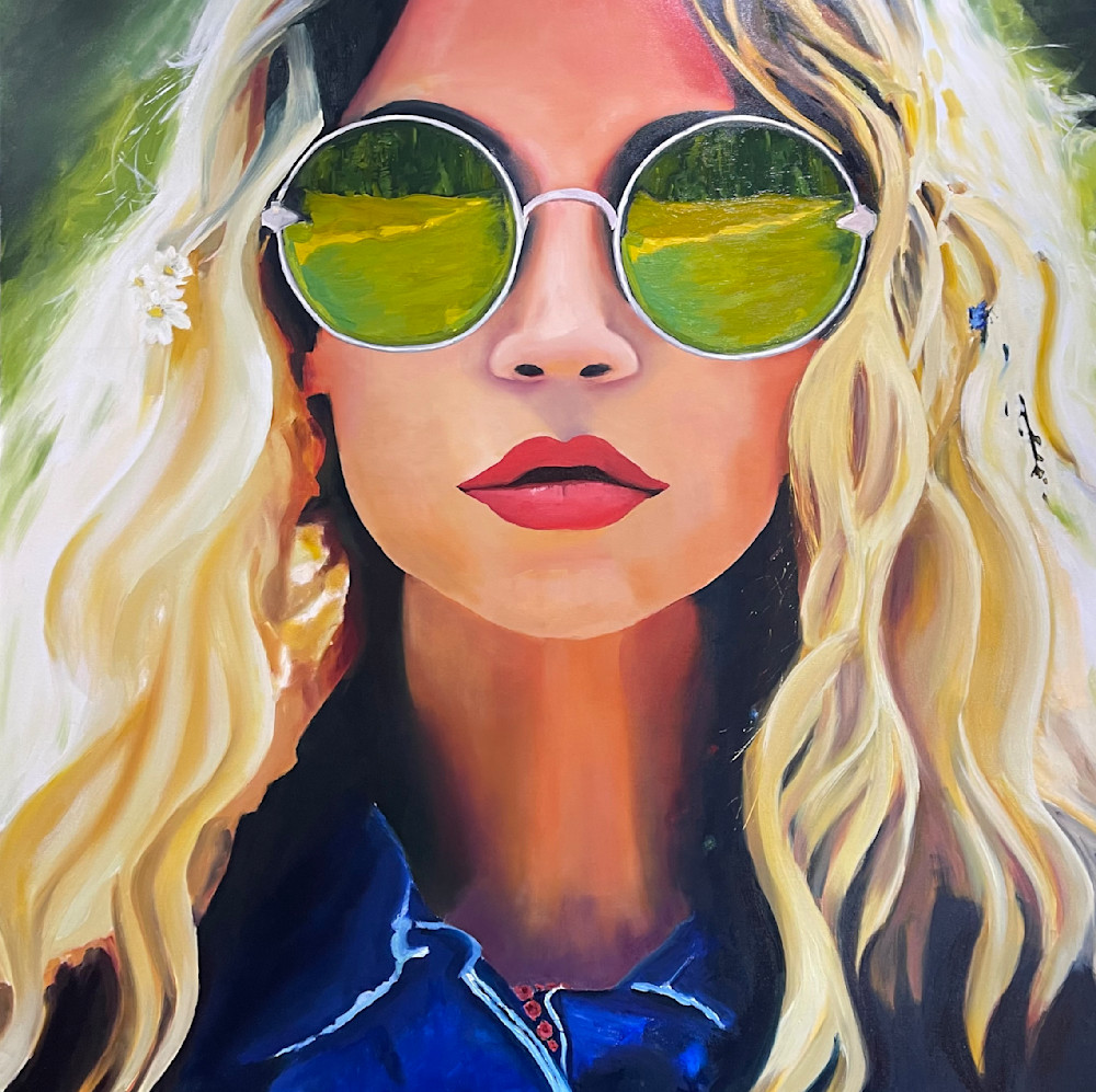 Blond Girl High Res Art | Dave Fox Studios