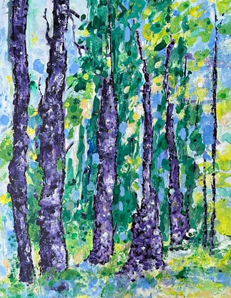 Purple Forest Art | The Art of Mary Anne Carley