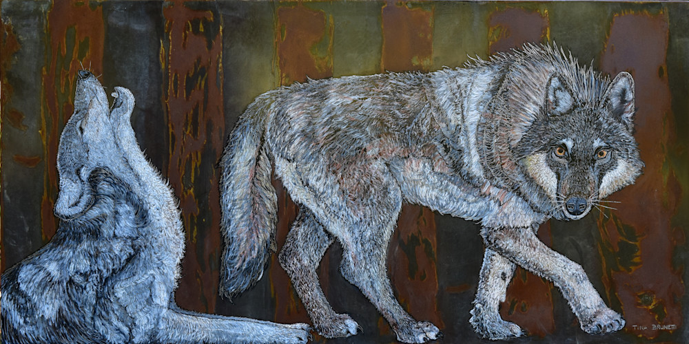 Wolves  Of  Yellowstone Art | Tina Brunetti Art