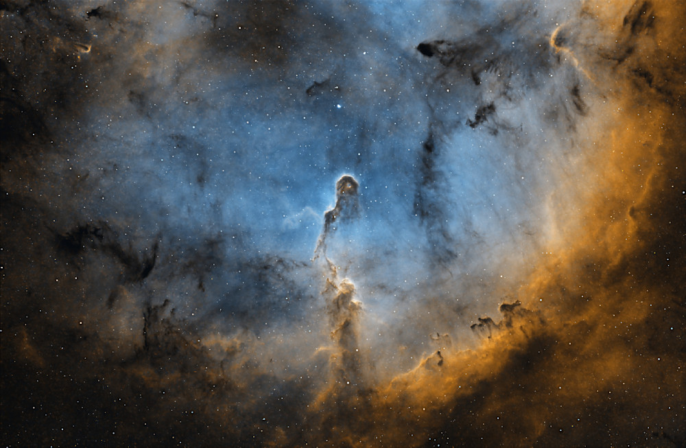 Elephant Trunk Nebula (Ic1396) In Hubble Palette (Sho) Photography Art | MaximAstroPhoto