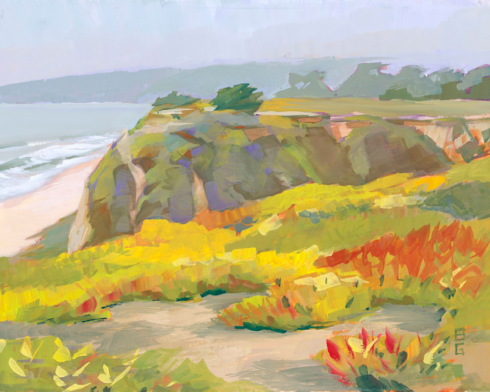 Wavecrest Cliffs Print Art | Beth Grant Art