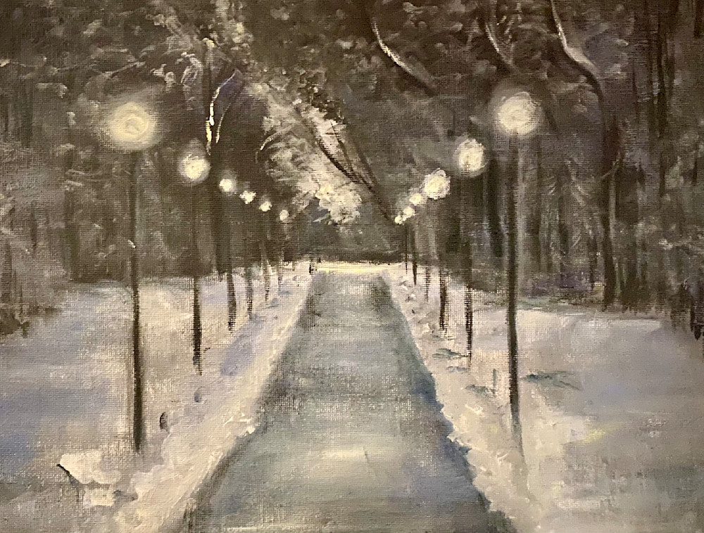 Snowy Walk Art | ART Squared LLC