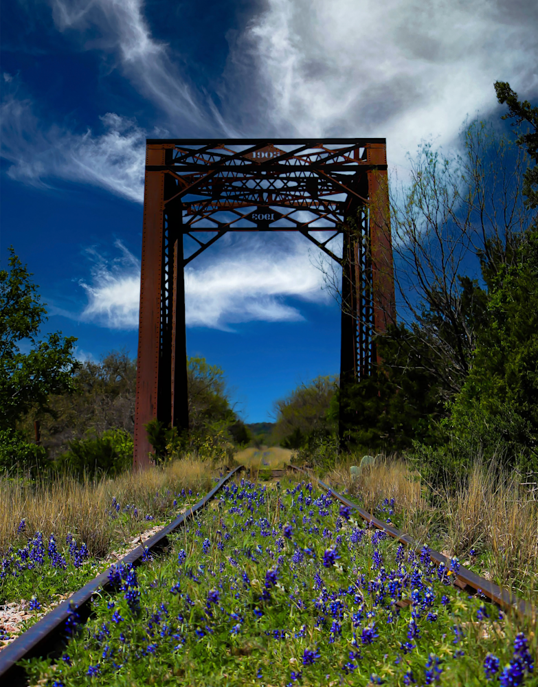Kingsland Bluebonnet Bridge Photography Art | Stacy Adams Photography