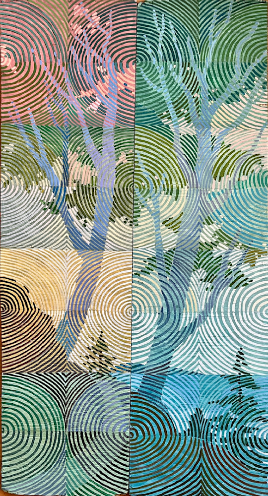 2 Trees (Circles) Art | Alex Cook
