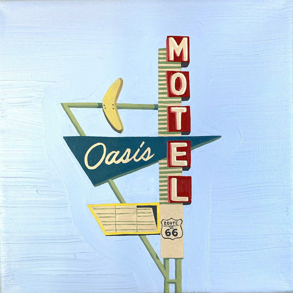 Oasis Motel Art | Tara Barr Art
