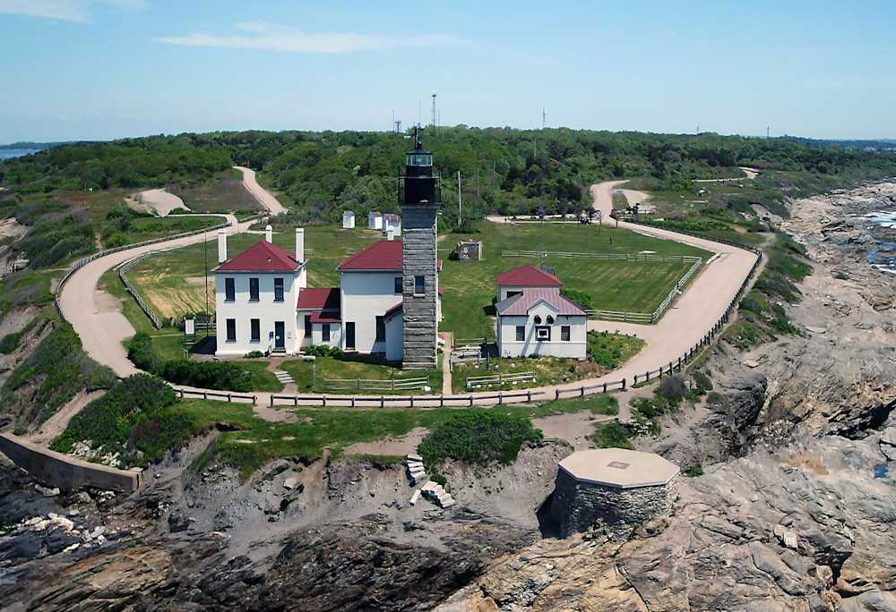 Newport Light House Photography Art | Artistic Insights Aerial Photography