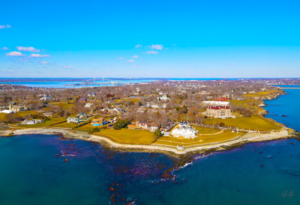 Mansions At Newport Photography Art | Artistic Insights Aerial Photography